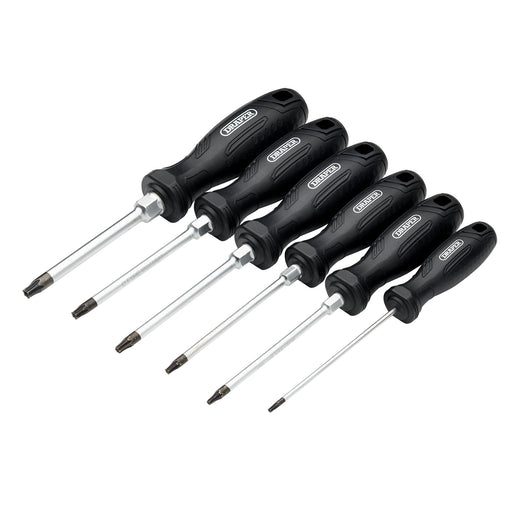 Draper-TX-STARÂ®-Tamperproof-Hard-Grip-Screwdriver-Set-(6-Piece)