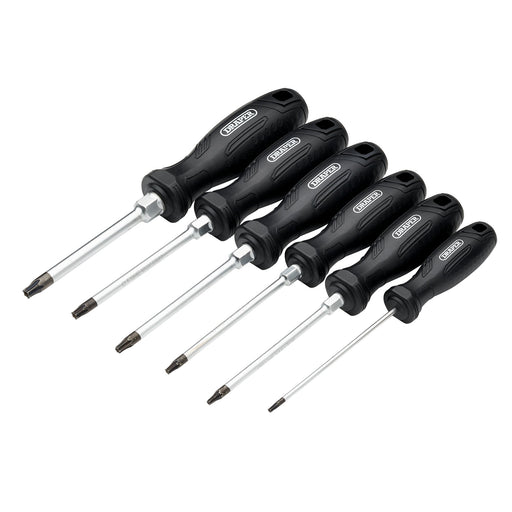 Draper-TX-STAR®-Tamperproof-Hard-Grip-Screwdriver-Set-(6-Piece)