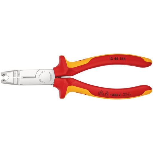 KNIPEX-13-46-165-SB-VDE-Stripping-Pliers,-165mm
