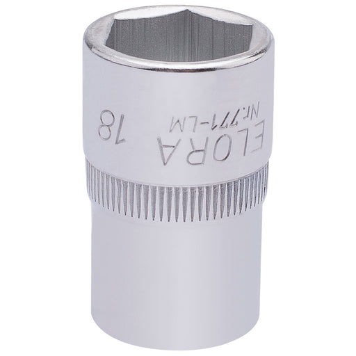 Elora-Hexagon-Socket,-1/2"-Sq.-Dr.,-18mm