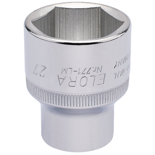 Elora-Hexagon-Socket,-1/2"-Sq.-Dr.,-27mm