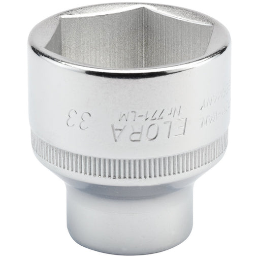 Elora-Hexagon-Socket,-1/2"-Sq.-Dr.,-33mm-(Sold-Loose)