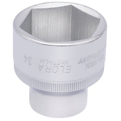 Elora-Hexagon-Socket,-1/2"-Sq.-Dr.,-34mm