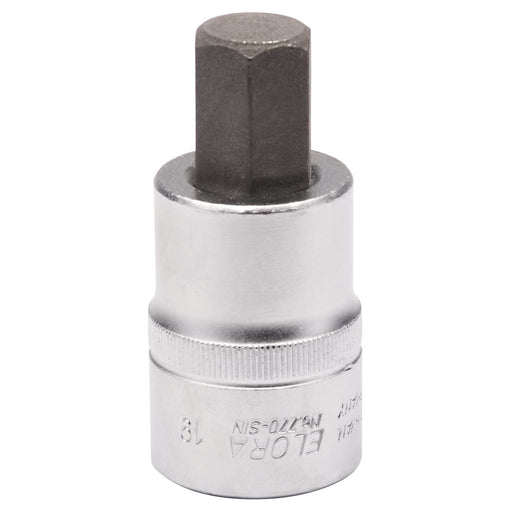 Elora-Hexagon-Screwdriver-Socket,-3/4"-Sq.-Dr.,-19mm