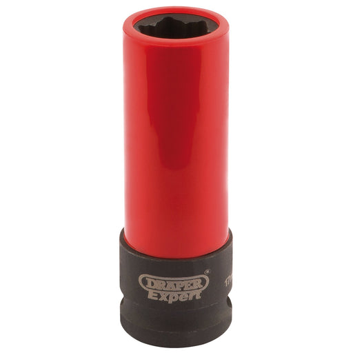 Draper-Expert-Mercedes-Benz-Wheel-Nut-Socket,-1/2"-Sq.-Dr.,-17mm