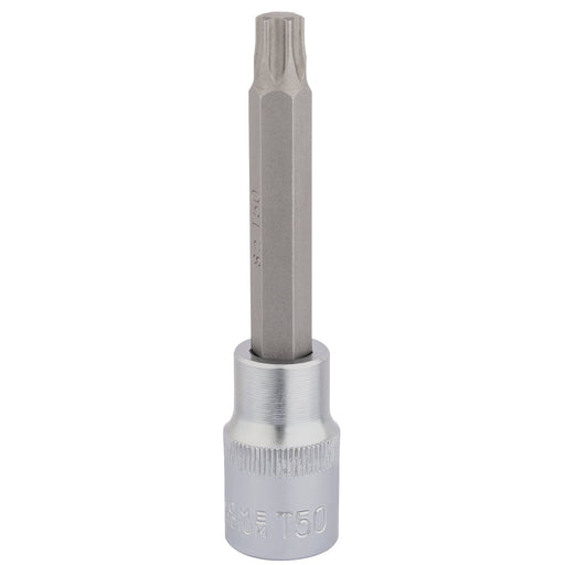 Draper-TX-STAR®-Socket-Bit,-1/2"-Sq.-Dr.,-T50-x-100mm
