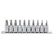 Draper-TX-STARÂ®-Security-Socket-Bit-Set,-3/8"-Sq.-Dr.,-48mm-(10-Piece)