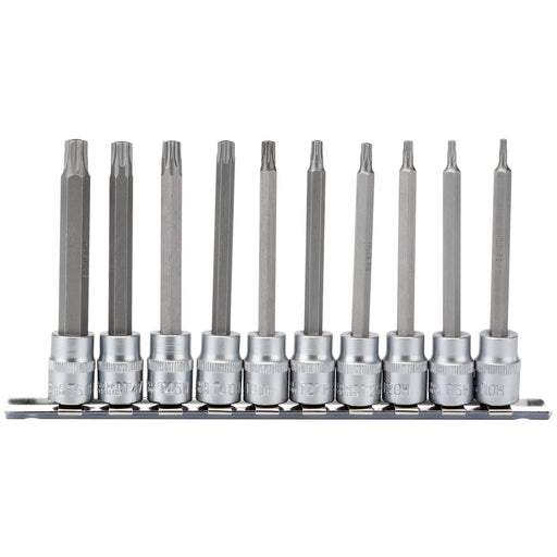 Draper-TX-STARÂ®-Security-Socket-Bit-Set,-3/8"-Sq.-Dr.-(10-Piece)