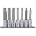 Draper-TX-STARÂ®-Security-Socket-Bit-Set,-1/2"-Sq.-Dr.,-100mm-(7-Piece)