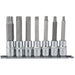 Draper-TX-STAR®-Security-Socket-Bit-Set,-1/2"-Sq.-Dr.,-100mm-(7-Piece)