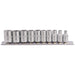 Metric-Socket-on-Metal-Rail,-1/4"-Sq.-Dr.-(10-Piece)