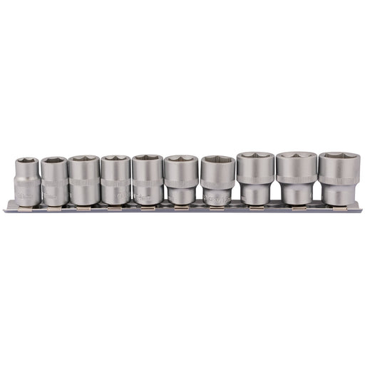 Socket-Set-on-Metal-Rail,-3/8"-Sq.-Dr.-(10-Piece)