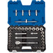 Draper-Expert-HI-TORQÂ®-Combined-MM/AF-Socket-Set,-1/2"-Sq.-Dr.,-Blue-(41-Piece)