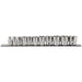 Imperial-Socket-Set-on-a-Metal-Rail,-3/8"-Sq.-Dr.-(11-Piece)