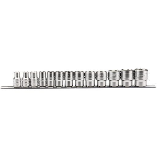 Imperial-Socket-on-a-Metal-Rail,-1/2"-Sq.-Dr.-(13-Piece)