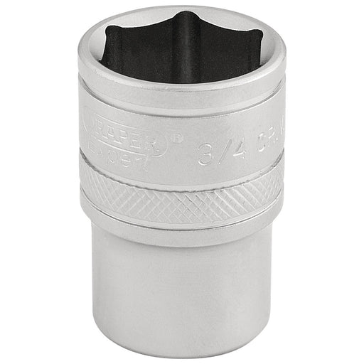 6-Point-Imperial-Socket,-1/2"-Sq.-Dr.,-3/4"