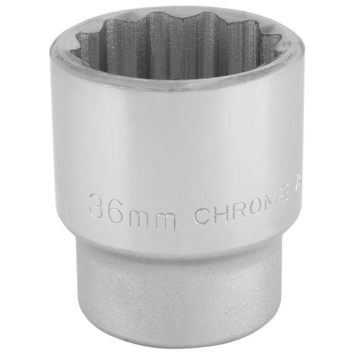 12-Point-Socket,-3/4"-Sq.-Dr.,-36mm