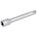 Draper-Expert-Wobble-Extension-Bar,-1/4"-Sq.-Dr.,-75mm,-Micro-Satin-Chrome