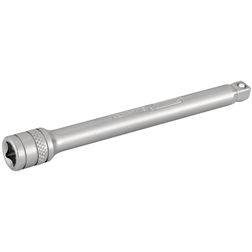 Draper-Expert-Wobble-Extension-Bar,-1/4"-Sq.-Dr.,-100mm,-Micro-Satin-Chrome
