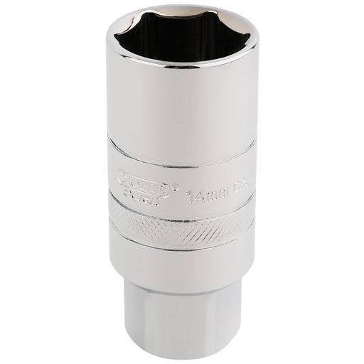 14mm-Thread-6-Point-Spark-Plug-Socket,-3/8"-Sq.-Dr.,-21mm