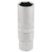 10mm-Thread-6-Point-Satin-Chrome-Spark-Plug-Socket,-3/8"-Sq.-Dr.,-16mm