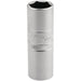 10mm-Thread-6-Point-Satin-Chrome-Spark-Plug-Socket,-1/2"-Sq.-Dr.,-16mm