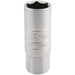 12mm-Thread-6-Point-Satin-Chrome-Spark-Plug-Socket,-1/2"-Sq.-Dr.,-18mm