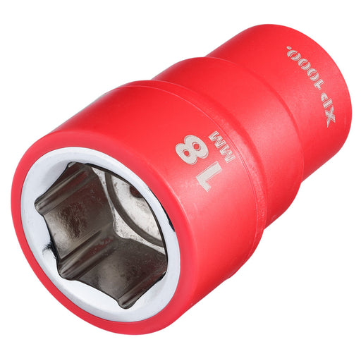 XP1000®-VDE-Socket,-3/8"-Sq.-Dr.,-18mm