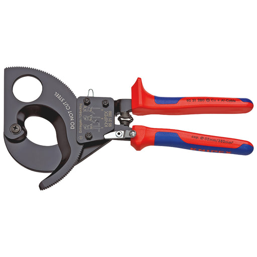 KNIPEX-95-31-280-Ratchet-Action-Cable-Cutter,-280mm