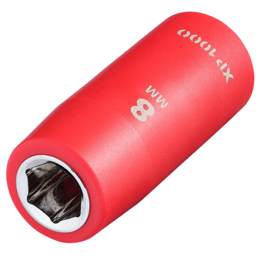 XP1000®-VDE-Socket,-1/4"-Sq.-Dr.,-8mm