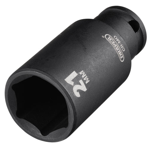 Draper-HI-TORQÂ®-Metric-Deep-Impact-Socket,-3/8"-Sq.-Dr.,-21mm