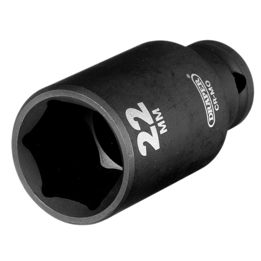 Draper-HI-TORQÂ®-Metric-Deep-Impact-Socket,-3/8"-Sq.-Dr.,-22mm