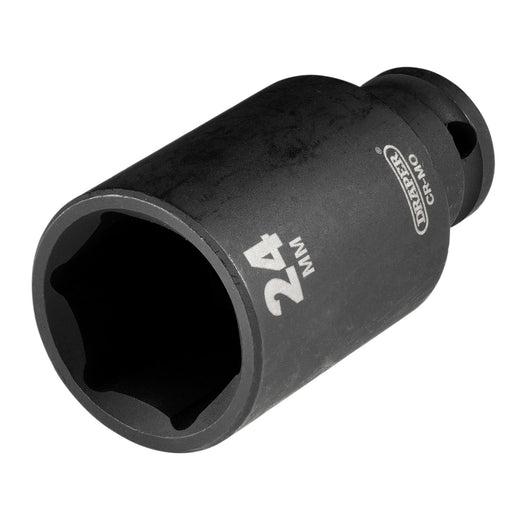 Draper-HI-TORQÂ®-Metric-Deep-Impact-Socket,-3/8"-Sq.-Dr.,-24mm