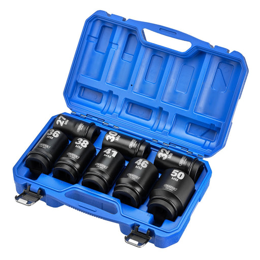 Draper-HI-TORQÂ®-Metric-Deep-Impact-Socket-Set,-1"-Sq.-Dr.-(8-Piece)