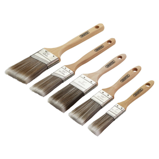 Wood-Handle-Paint-Brush-Set-(5-Piece)