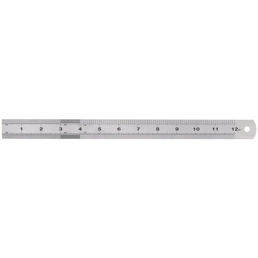 Stainless-Steel-Rule,-300mm,-12"