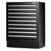 BUNKER®-Modular-Floor-Cabinet,-9-Drawer,-680mm