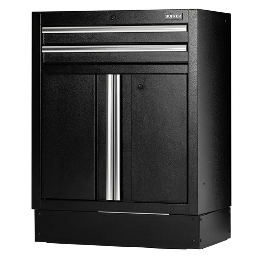 BUNKERÂ®-Modular-Floor-Cabinet,-2-Drawer,-2-Door,-680mm