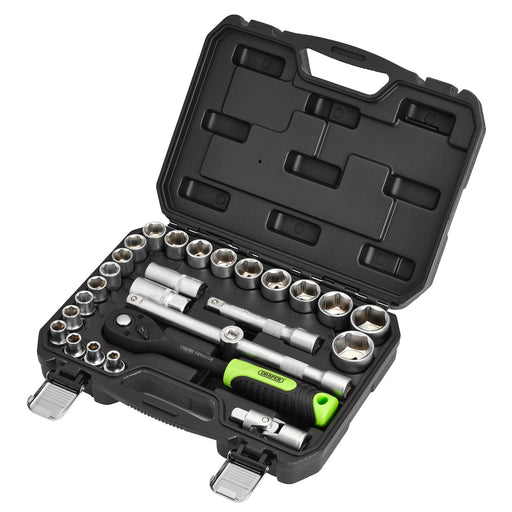 Draper-HI-TORQÂ®-Metric-Socket-Set,-1/2"-Sq.-Dr.-(27-Piece)