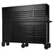 BUNKERÂ®-25-Drawer-Combined-Roller-Cabinet-and-Tool-Chest,-72",-Black