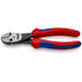 KNIPEX-73-72-180-TwinForce®-High-Performance-Diagonal-Cutters-with-multi-component-grips-black-atramentized,-180mm