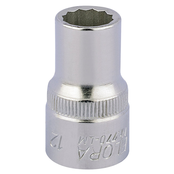 Elora-Bi-Hexagon-Socket,-1/2"-Sq.-Dr.,-12mm