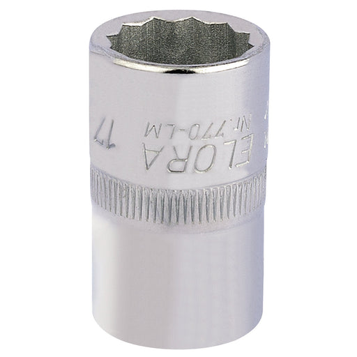 Elora-Bi-Hexagon-Socket,-1/2"-Sq.-Dr.,-17mm