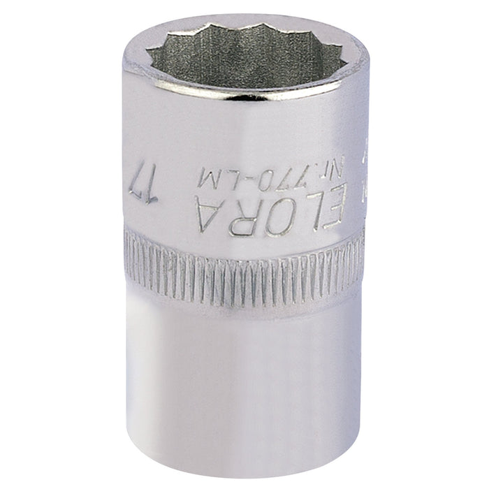 Elora-Bi-Hexagon-Socket,-1/2"-Sq.-Dr.,-17mm