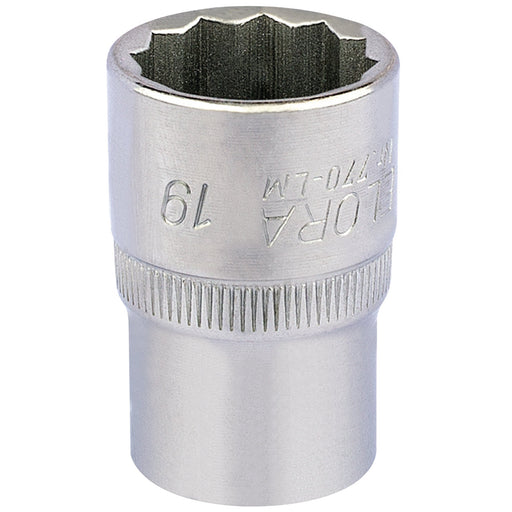 Elora-Bi-Hexagon-Socket,-1/2"-Sq.-Dr.,-19mm