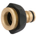 Brass-and-Rubber-Tap-Connector,-1/2---3/4"