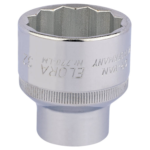Elora-Bi-Hexagon-Socket,-1/2"-Sq.-Dr.,-32mm