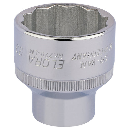 Elora-Bi-Hexagon-Socket,-1/2"-Sq.-Dr.,-33mm