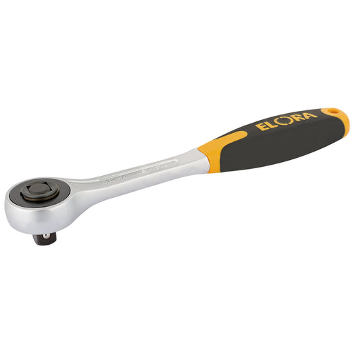 Elora-Push-Through-Soft-Grip-Reversible-Ratchet,-1/2"-Sq.-Dr.,-200mm