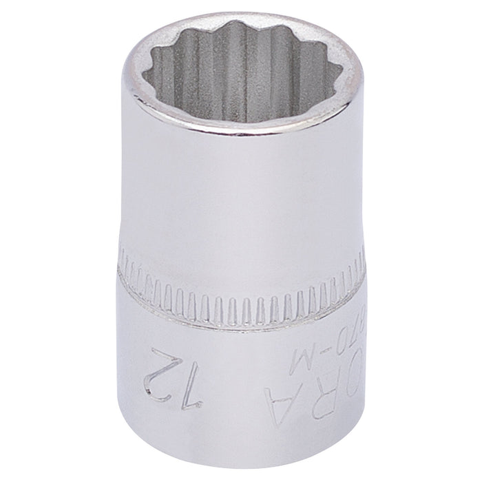 Elora-Bi-Hexagon-Socket,-3/8"-Sq.-Dr.,-12mm
